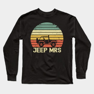 Jeep Mrs Vintage Jeep Long Sleeve T-Shirt